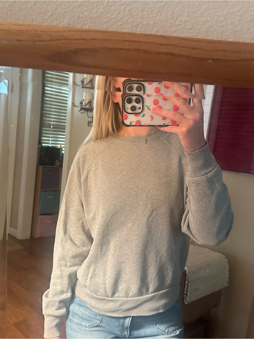 Reformation Heather Gray Crewneck - Women